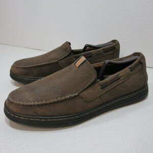 Dunham Nubuck Leather Casual Moccasins Loafers Shoes Men's Footwear Sz 11 EE